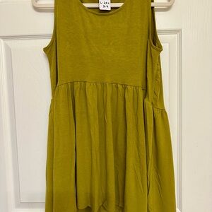 Zenana Outfitters Olive Sleeveless Top NWOT